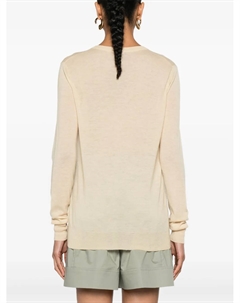 Кашемировый джемпер с V-образным вырезом, желтый Joseph