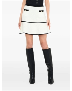 Декорированная юбка с оборками, белый Liu jo