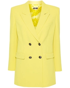 Двубортный пиджак, желтый Elisabetta franchi