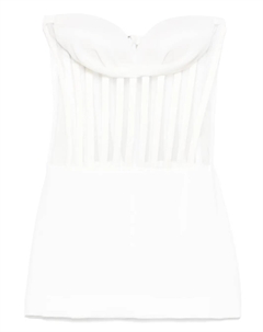 Платье с вырезом в форме сердца, белый Mônot