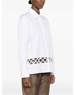 Рубашка с металлическим декором, белый Dsquared2