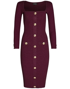 Платье миди Sadelle Retrofete, красный