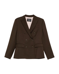 Двубортный пиджак на пуговицах, зеленый Dondup