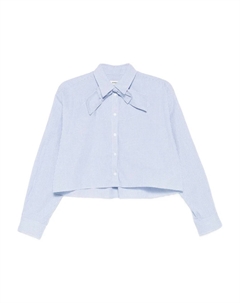 Укороченная рубашка в клетку, синий Sandro