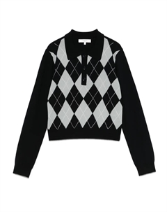 Клетчатый топ-поло, синий Frame