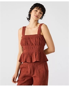 Женский топ Gabrielle со сборками, красный Steve madden