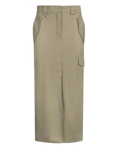 Юбка-карго с разрезом спереди, зеленый Liu jo
