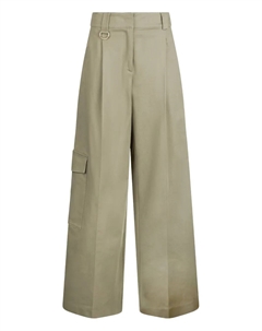 Хлопковые брюки-карго, зеленый Liu jo