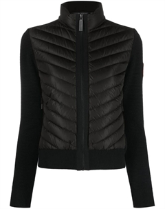Пуховик на молнии, черный Canada goose