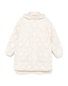 Стеганое пальто с капюшоном, нейтральный Woolrich