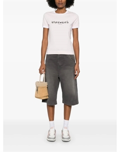 Футболка с логотипом, розовый Givenchy