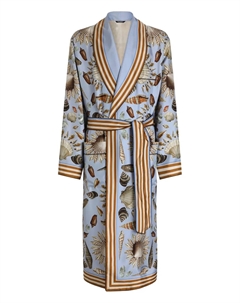 Халат с узором, синий Dolce&gabbana