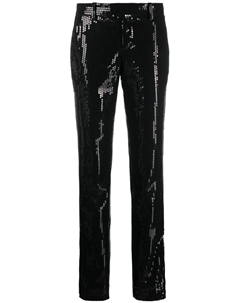 Зауженные брюки Pruny с пайетками, черный Zadig&voltaire