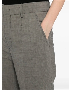 Брюки в клетку «принц Уэльский», серый Isabel marant