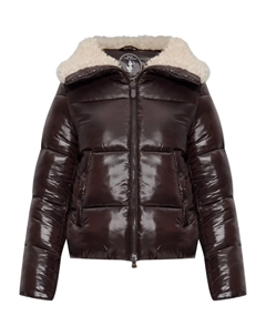 Стеганый пуховик, коричневый Save the duck