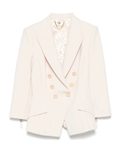 Двубортный пиджак, нейтральный Elisabetta franchi