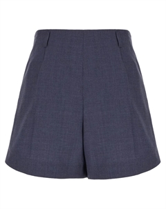 Шерстяные шорты с завышенной талией, синий Givenchy