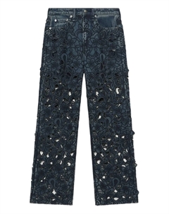 Джинсы Logan из цветочного кружева, синий Rag & bone