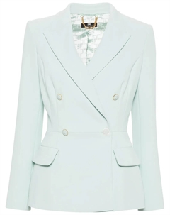 Двубортный пиджак, зеленый Elisabetta franchi