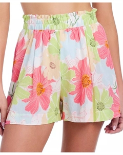 Женские очаровательные шорты-парео из хлопка с цветочным принтом, белый Sanctuary