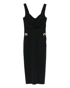 Мини-платье с вырезом в форме сердца, черный Elisabetta franchi