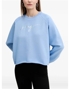 Толстовка с логотипом, синий Hugo