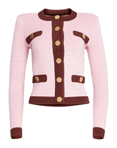 Ребристый топ Percy с пуговицами Retrofete, розовый