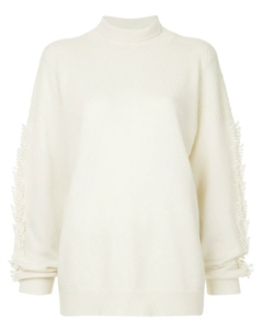 Кашемировый пуловер 'Troisieme Dimension' с высокой горловиной, белый Barrie