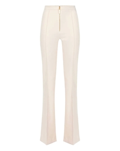 Расклешенные брюки на молнии, нейтральный Elisabetta franchi