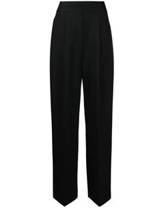 Шерстяные брюки со складками, черный Alexander wang