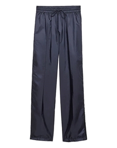 Брюки с эластичной талией, синий Prada