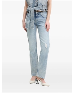 Джинсы с кислотной стиркой, синий Hugo