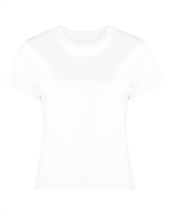 Футболка с тисненым логотипом, белый Alexander wang