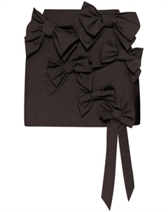 Юбка мини с бантом, коричневый Viktor&rolf