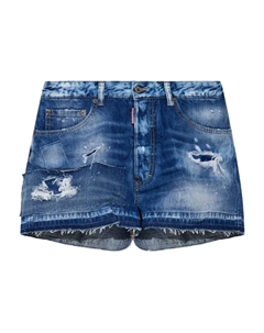 Хлопковые шорты, синий Dsquared2