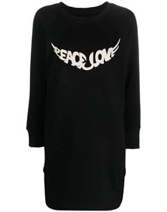 Платье Diaz Peace & Love, черный Zadig&voltaire