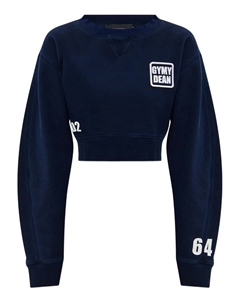 Толстовка с вышивкой, синий Dsquared2