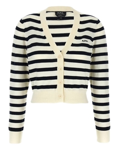 Полосатый кардиган на пуговицах, синий A.p.c.