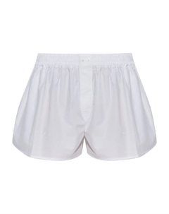 Шорты с кристаллами, белый Alexander wang