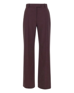Шерстяные брюки с отглаженными складками, красный Eleventy