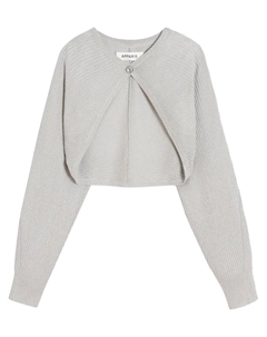 Укороченный кардиган Banks, серый Apparis