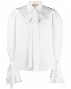 Рубашка с расклешенными манжетами, белый Elie saab