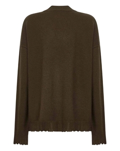 Ребристый кардиган с пуговицами Uma wang