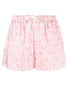 Шорты с кулиской и логотипом, розовый Moncler