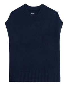 Свитер без рукавов, синий Zadig&voltaire