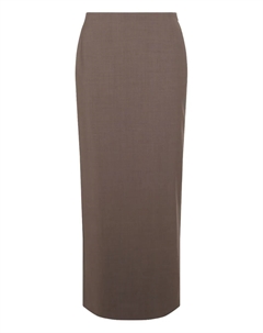 Юбка-карандаш макси, коричневый Brunello cucinelli