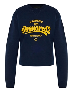 Толстовка с логотипом, синий Dsquared2