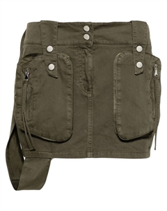 Мини-юбка средней посадки, зеленый Blumarine