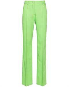 Прямые брюки строгого кроя, зеленый Msgm