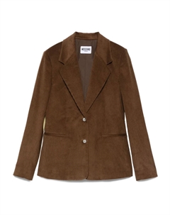 Вельветовый пиджак, коричневый Moschino jeans